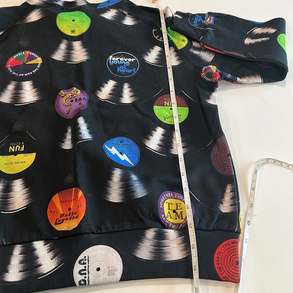 Molo - size 128/8 year old, record sweatshirt, black - Picture 6 of 6